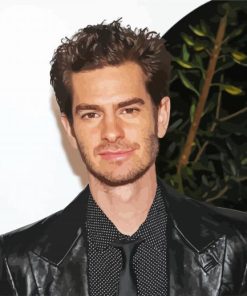 Actor Andrew Garfield paint by numbers