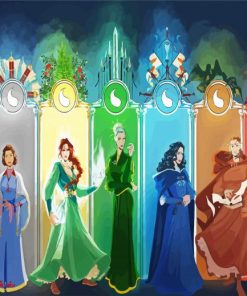 Aes Sedai Women paint by numbers