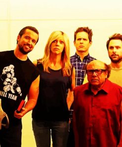 Always Sunny Sitcom Art paint by numbers