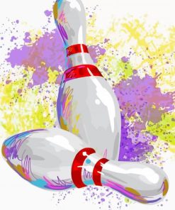 Bowling Art paint by numbers