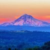 Aesthetic Mount Hood Landscape paint by number