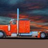 Aesthetic Peterbilt Semi paint by number