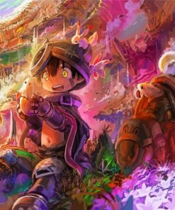 Made In Abyss Anime Art paint by numbers