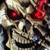 Overlord Skull Animation paint by numbers