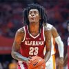 Alabama Crimson Tide Men S Basketball Player John Petty Jr paint by number