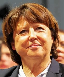 Beautiful Martine Aubry paint by number