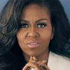 The Gorgeous Michelle Obama paint by number