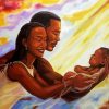 Black Family Art paint by numbers