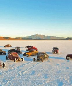 Bonneville Salt Flats Race paint by number