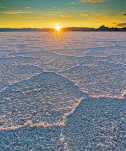 Bonneville Salt Flats paint by number