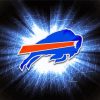 Buffalo Bills Logo paint by number