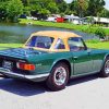 Classic Triumph TR6 Car paint by number