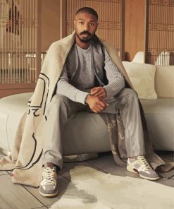Classy Michael B Jordan paint by number