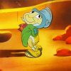 Cute Jiminy Cricket paint by number