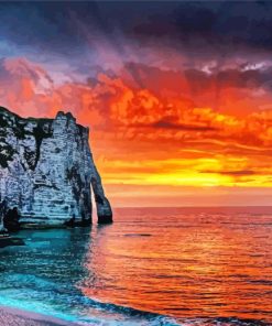 Etretat France paint by number