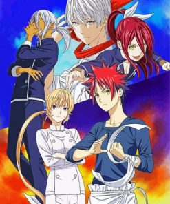 Food Wars Manga paint by numbers