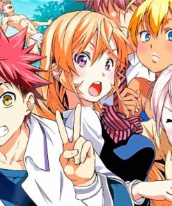 Food Wars Characters Animes paint by numbers