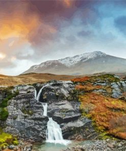 Glencoe Mountains paint by numbers