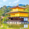 Golden Pavilion Temple paint by number