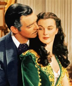 Gone With The Wind Movie paint by number