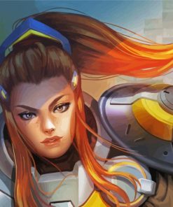 Gorgeous Brigitte paint by number