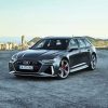 Grey Audi RS6 paint by number