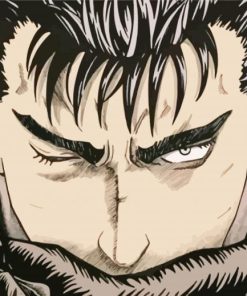 Guts A Berserk Character paint by numbers