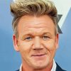 Handsome Gordon Ramsay paint by numbers