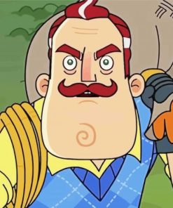 Hello Neighbor Poster paint by number