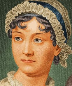Jane Austen Face paint by numbers