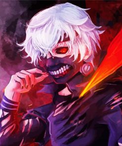 Kaneki Ken Anime paint by number