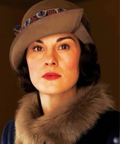 Lady Mary Crawley Character paint by numbers