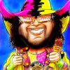 Macho Man Wrestler paint by number