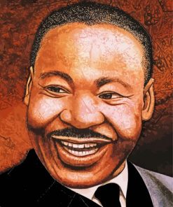 Martin Luther King Jr Art paint by number