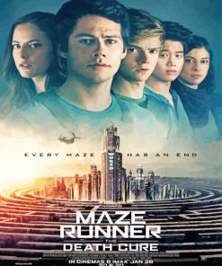 Maze Runner Movie Poster paint by number