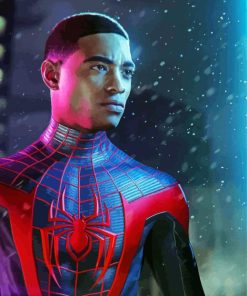 Miles Morales Spider Man Hero paint by number