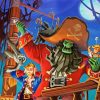 Monkey Island Game paint by number