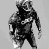 Black And White Scuba paint by numbers