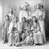 Native American Family paint by number