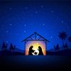 Nativity Scene paint by numbers