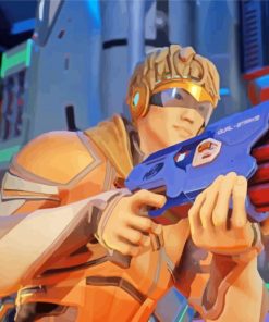 Nerf Legends Video Game Character paint by number