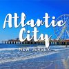 New Jersey Atlantic City Poster paint by number