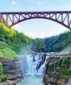 New York S Letchworth State Park paint by number