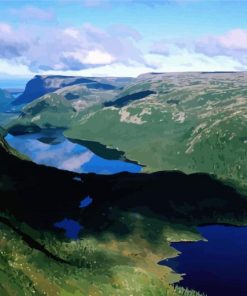 Newfoundland Landscape paint by number