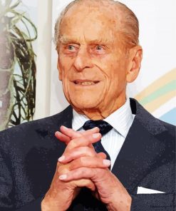 Old Prince Philip paint by number