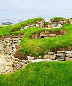 Orkney Skara Brae paint by numbers