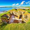 Orkney Skara Brae Seascape paint by numbers