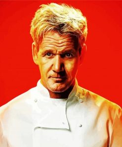 Gordon Ramsay paint by number