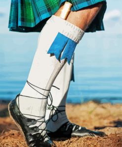 Scottish Kilt paint by number