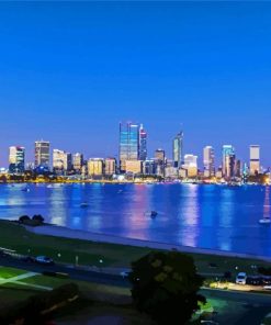 South Perth City paint by number